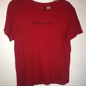 “Made for each other” cute top